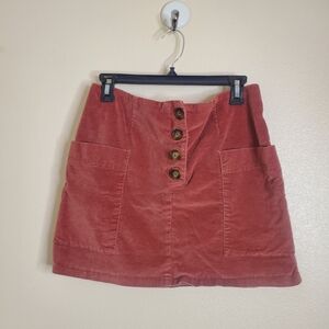 Urban Outfitters‎ BDG Kendri Uncut Corduroy Mini Skirt Size Large